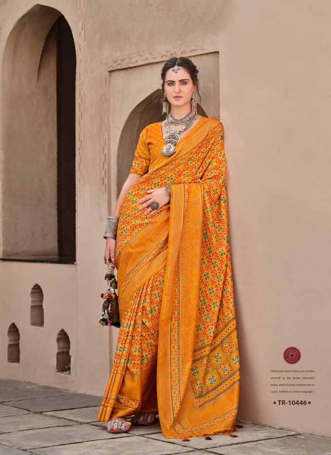 Kasturi By Trirath Sigma Silk Wedding Wear Saree Wholesale In India