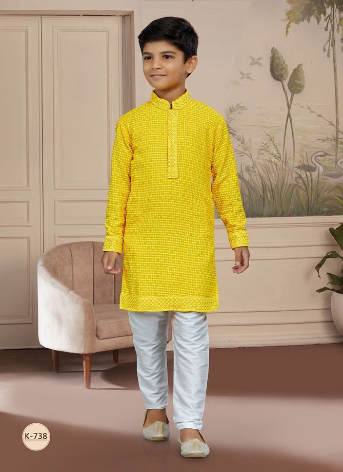 Kids Vol 4 Boys Wear Kurta Pajama And Indo Western Catalog