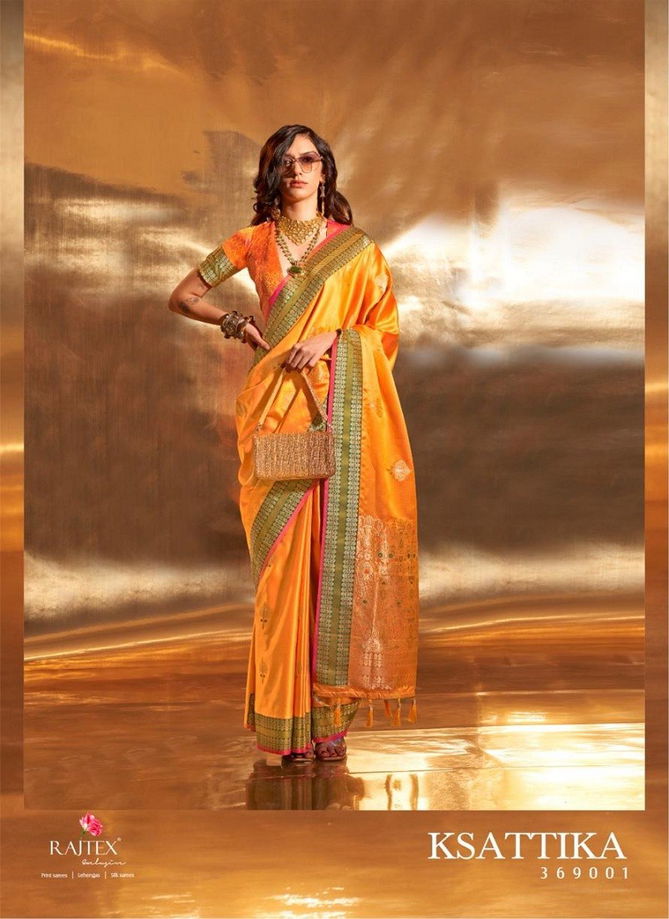 Ksattika By Rajtex Handwoven Satin Silk Sarees Wholesale Market In Surat