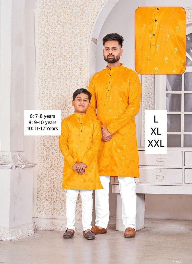 Yellow Colour Kurta Vol 11 Kurta With Pajama Catalog 4