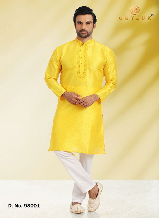 Outluk Vol 98 Festive Wear Wholesale Kurta With Pant Collection