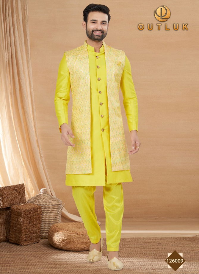 Outluk Vol 126 Mens Indo Western and Sherwani Catalog