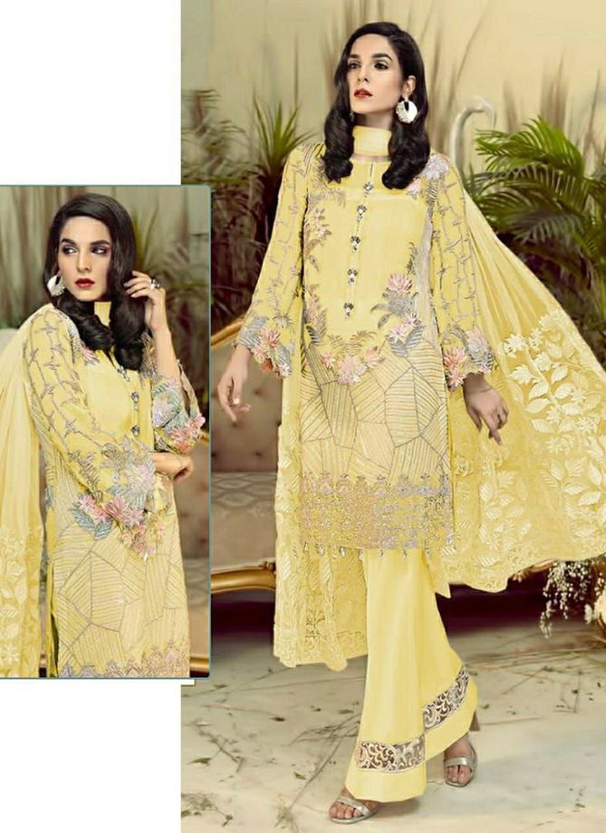 Yellow Colour R 191 NX Wholesale Ethnic Wear Pakistani Salwar Suits Catalog R 191 D