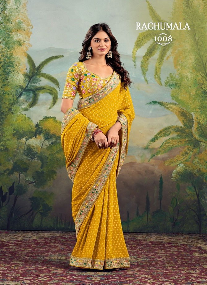 Raghumala By Stavan Georgette Daily Wear Sarees Wholesale Market In Surat