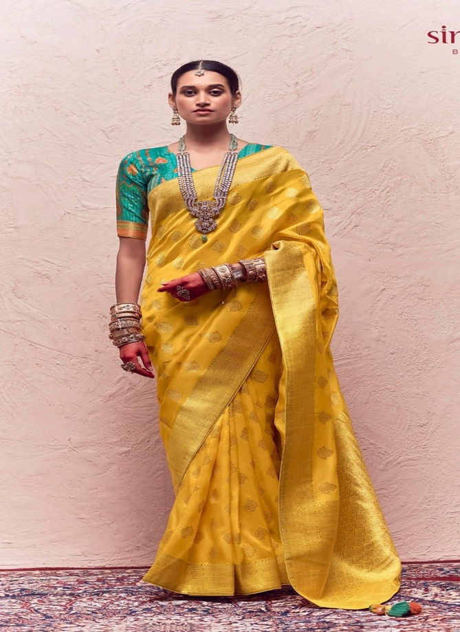 Sindhuri Kasturi By Kimora Zari Weaving Dola Silk Saree Catalog