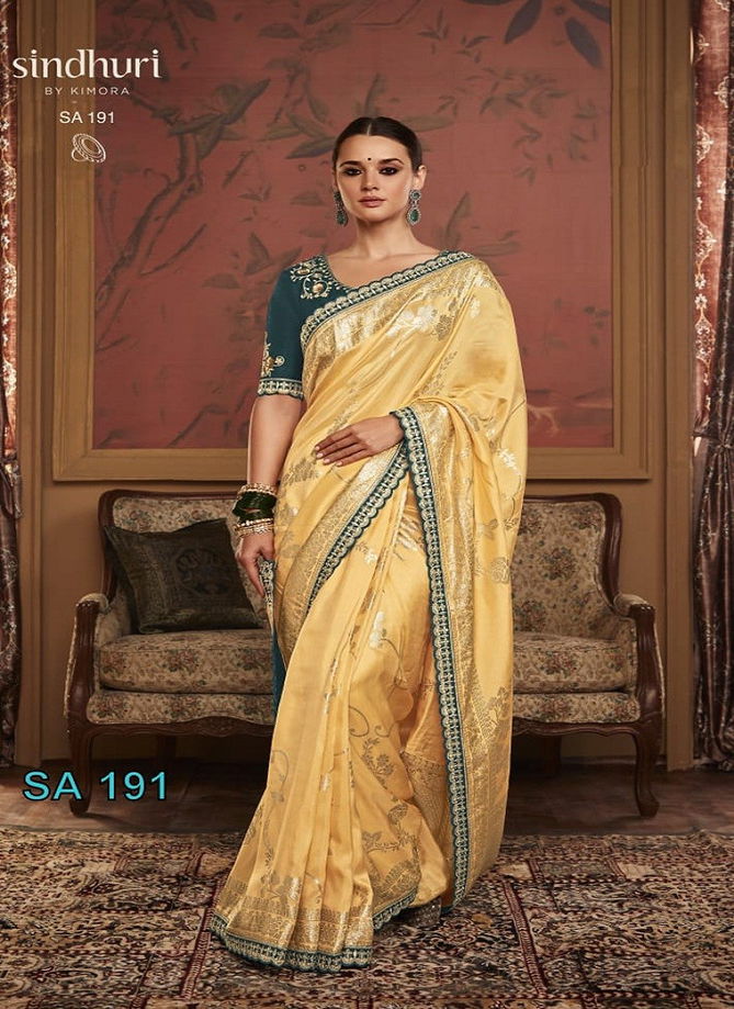  Sindhuri Maharani By Kimora wedding Dola Silk Saree Wholesale Market