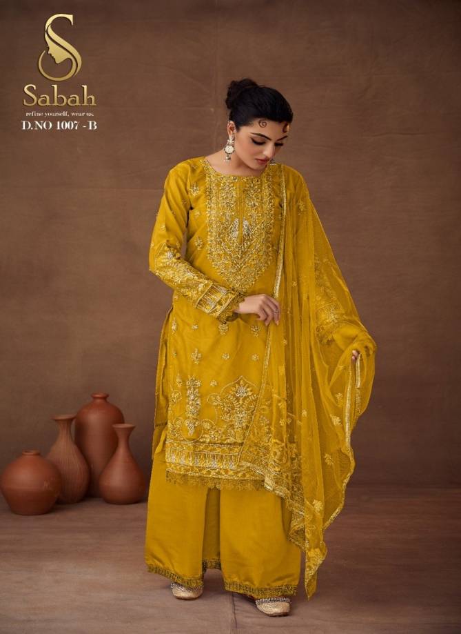 Yellow Colour Siya By FK Fashion Designer Salwar Suit Catalog 1007 B