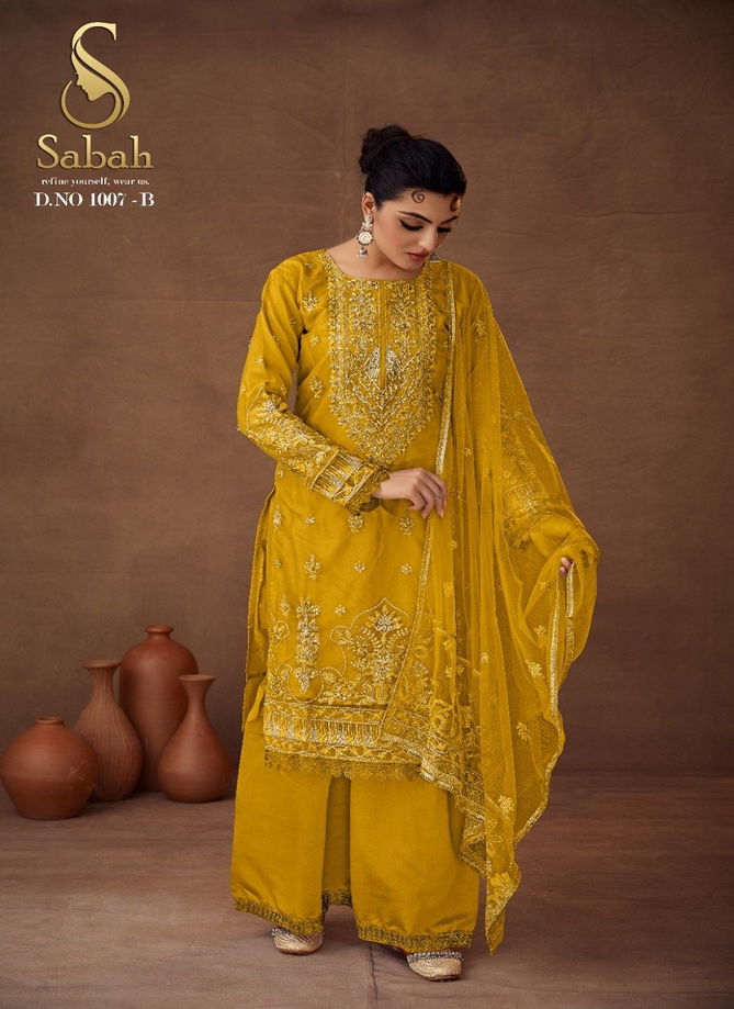 Yellow Colour Siya By FK Fashion Designer Salwar Suit Catalog 1007 B