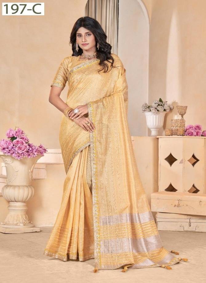 Sumitra 197 A To F Linen With Gota Coding Work Border Saree Orders In India