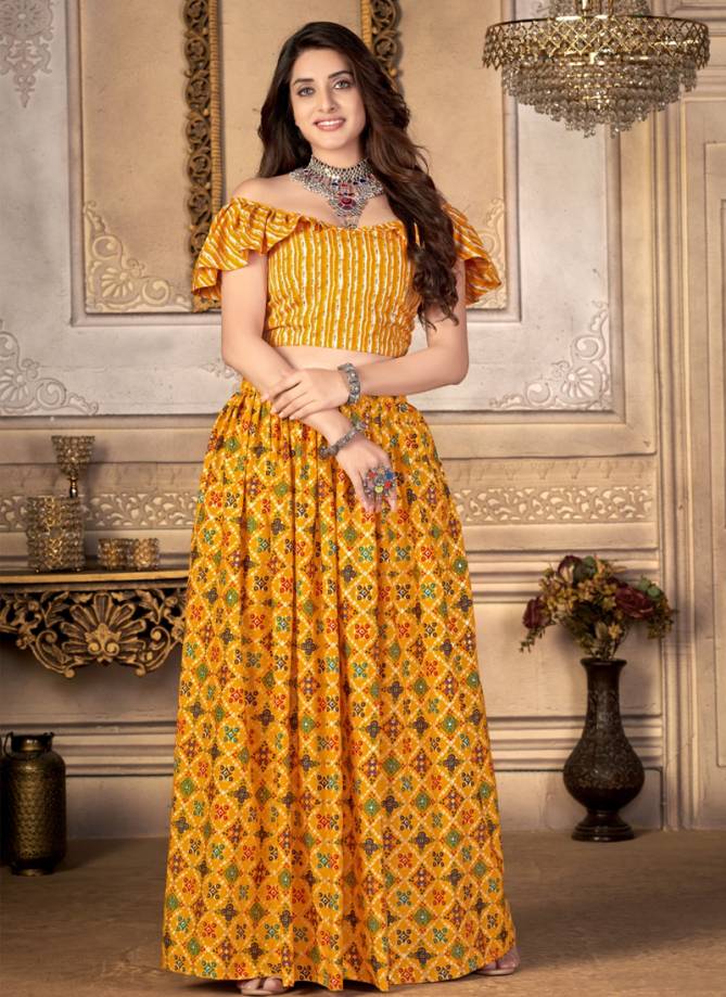 Zeeya Raas 301 To 304 By Varni Fabrics Indo Western Lehenga Catalog