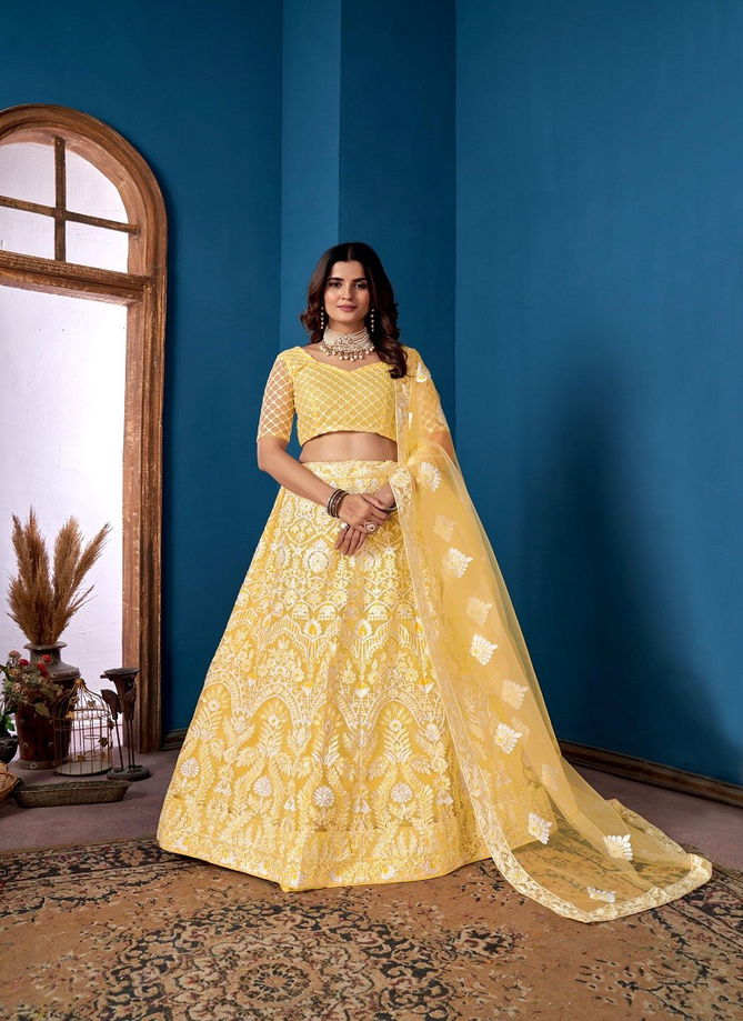 Zeeya Rudrani By Varni Heavy Net Designer Lehenga Choli Catalog