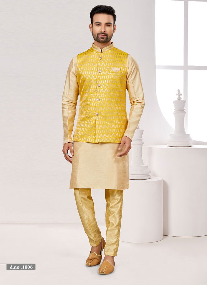 Function wear Lakhnavi Mens wear Modi Jacket Kurta Pajama Catalog