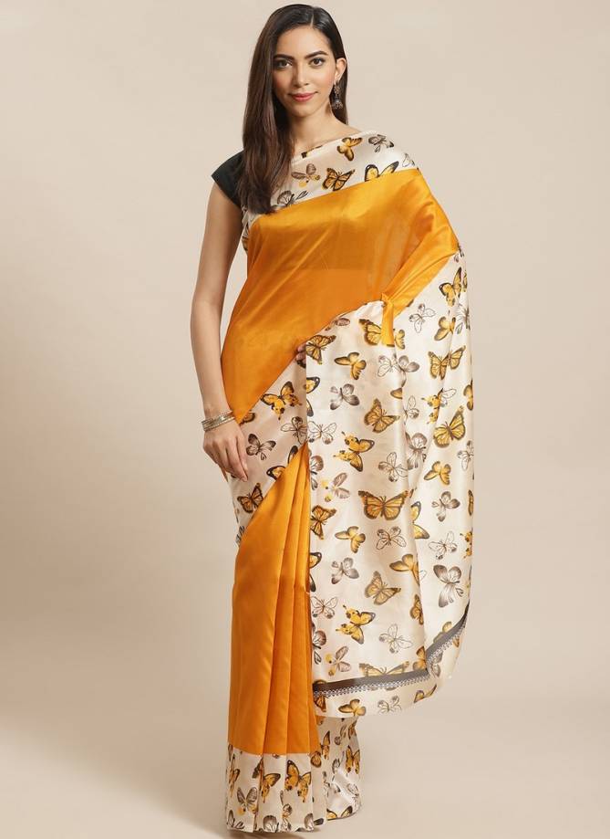 Elegant and Simple Look Designer Bhagalpuri Saree Collections