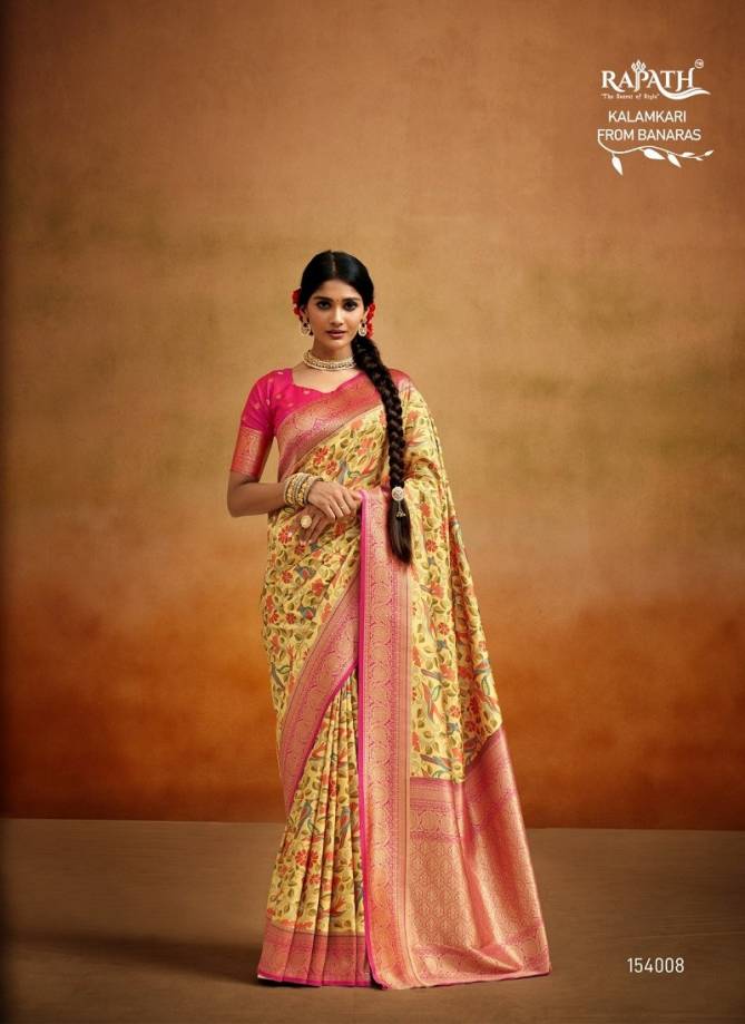 Moghra Silk By Rajpath Designer Saree Catalog