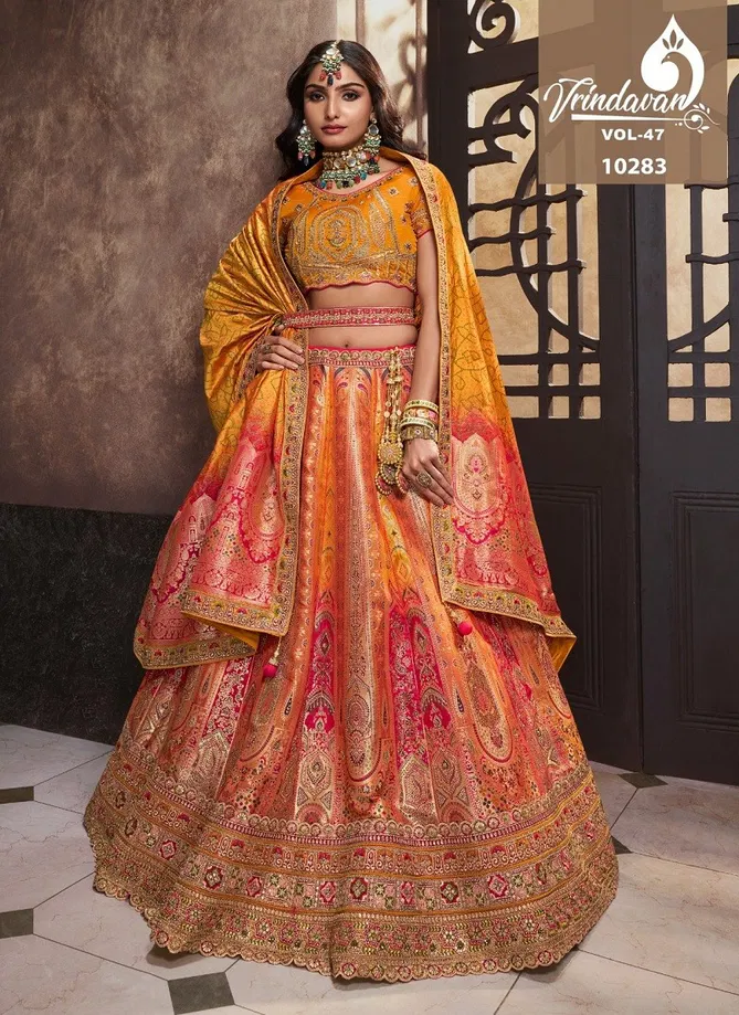 Vrindavan Vol 39 By Royal Banarasi Silk Designer Lehenga Choli Manufacturers