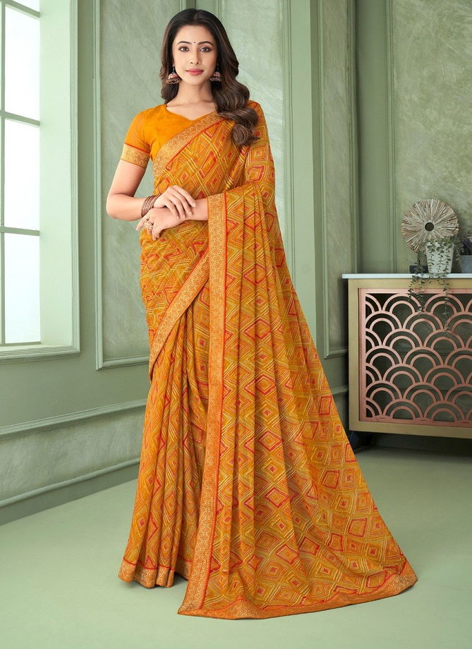 Savera Vol 6 By Ruchi Chiffon Saree Catalog