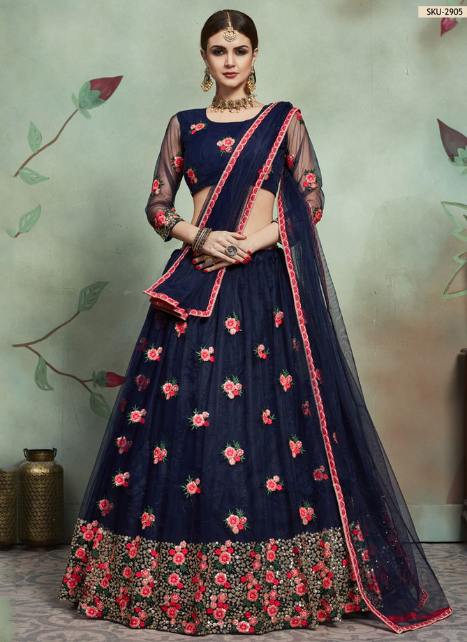 Arya Design Euphoria Vol 2 Heavy Designer Soft Net Wedding and Partywear Lehenga Choli Collections