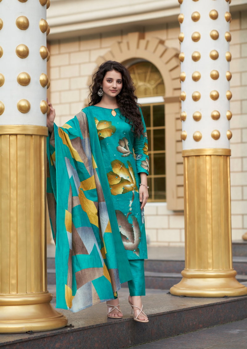 Dua By Yashika Digital Printed Cotton Dress Material Wholesale Shop In Surat  - The Ethnic World