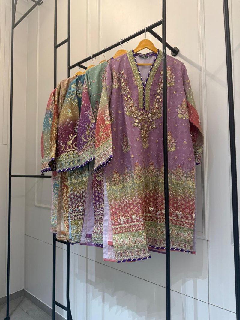Sr 2351 A To E By Shree Raga Chiffon Readymade Pakistani Suits