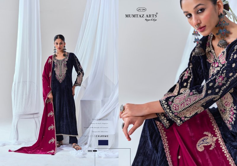 Riwayat By Mumtaz Arts Crush Velvet Designer Salwar Suits