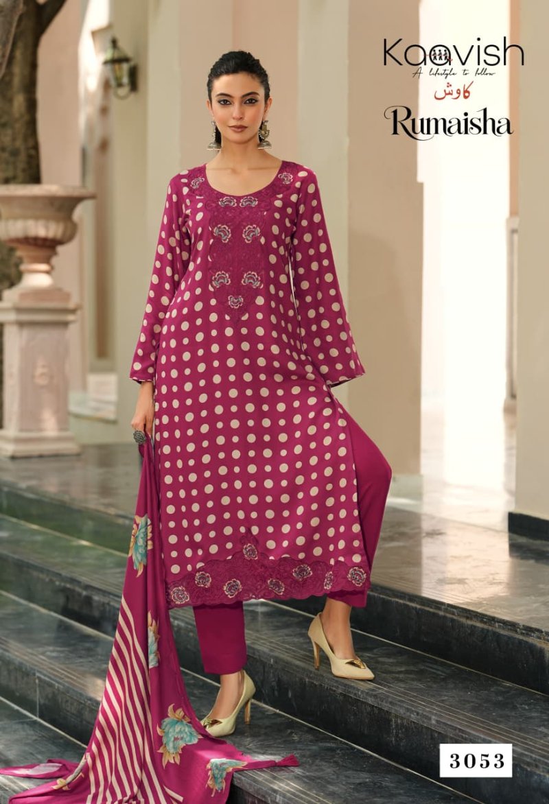 Rumaisha By Kaavish Viscose Pashmina Dress Material