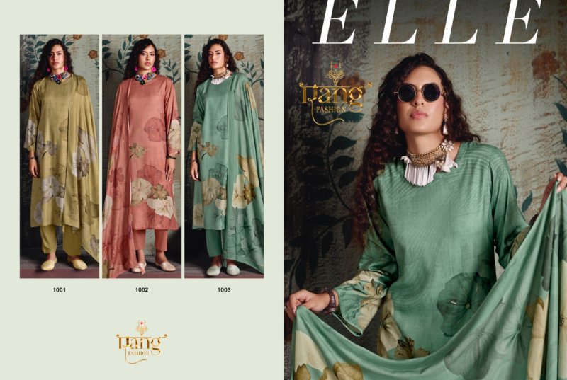 Elle By Rang Pasmina Shimmer Dress Material