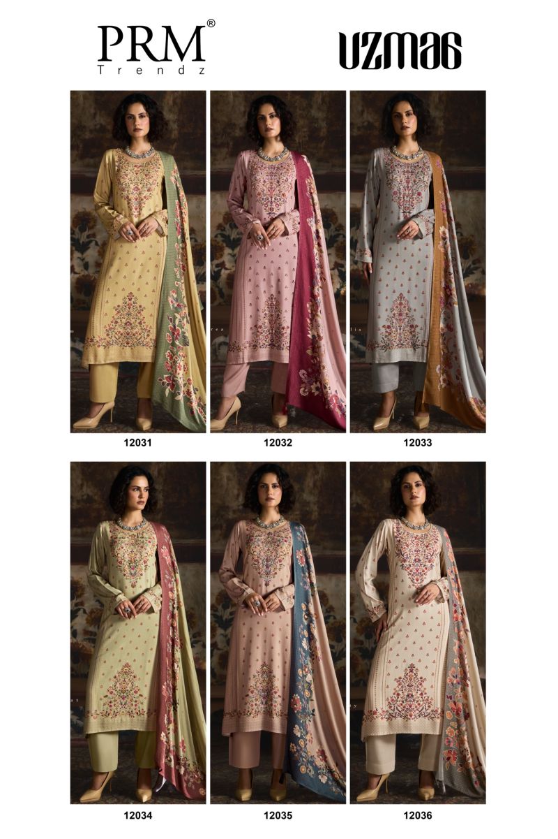 Uzmaa By Prm Viscos Pashmina Dress Materials