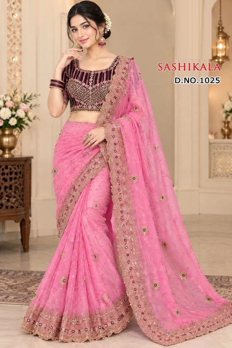 Sw Sashikala Vol 2 Moss Butti Saree 