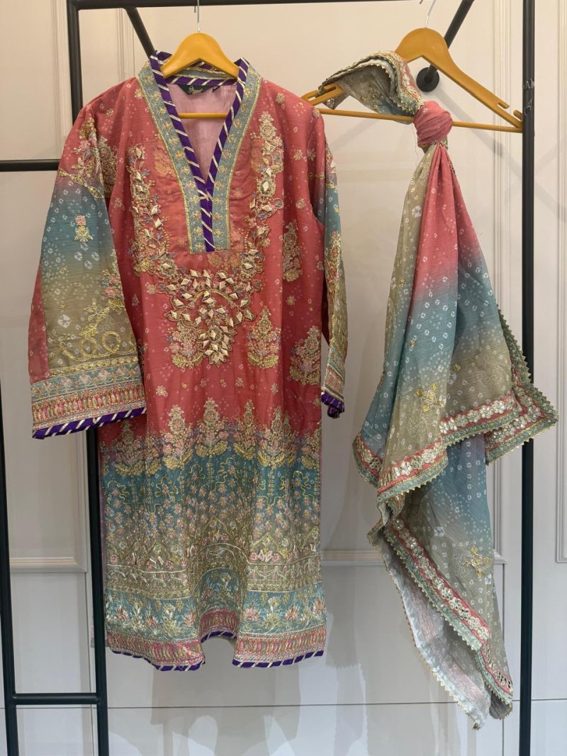Sr 2351 A To E By Shree Raga Chiffon Readymade Pakistani Suits