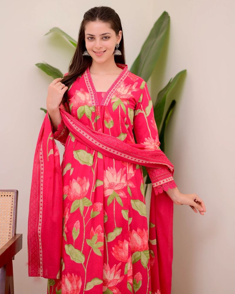Dhruvi 536 To 538 Viscose Printed Kurti With Bottom Dupatta