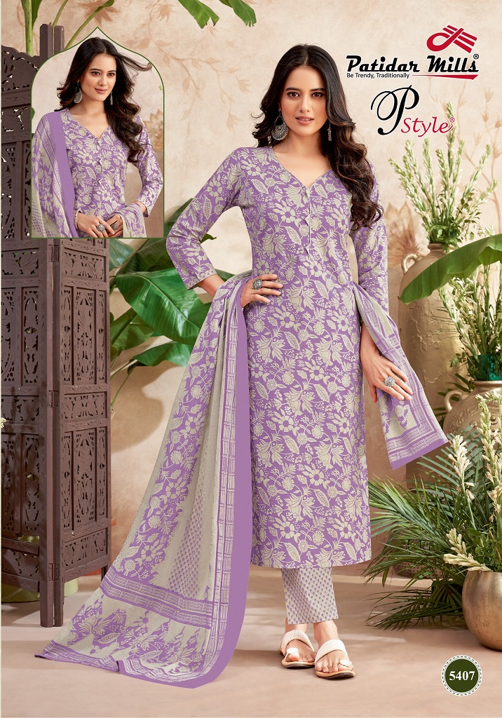 P Style Vol 54 By Patidar Mills Cotton Dress Material Suppliers In Mumbai