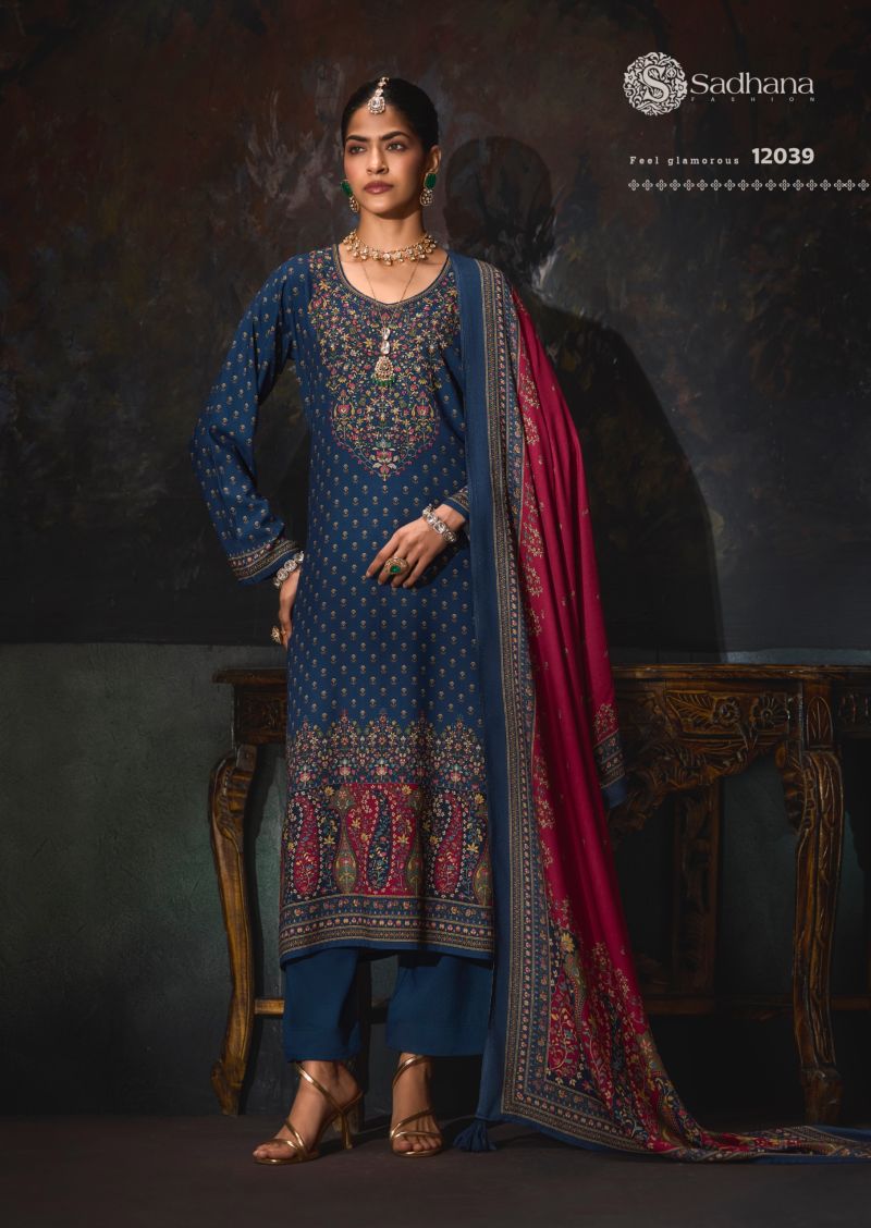 Rose By Sadhana Viscos Pashmina Dress Material 