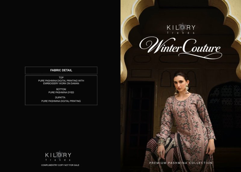 Winter Couture By Kilory Viscose Pashmina Dress Material