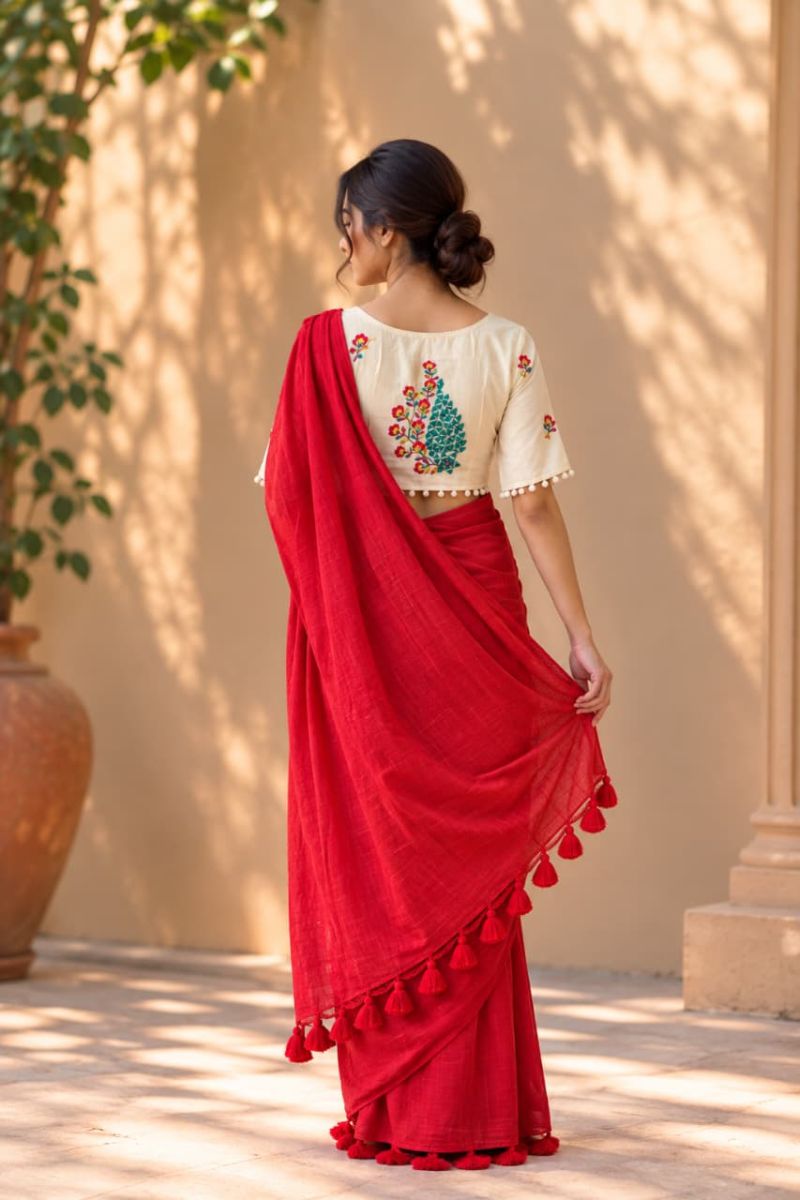 Khadi Vol 64 Pure Khadi Cotton Handworked Saree