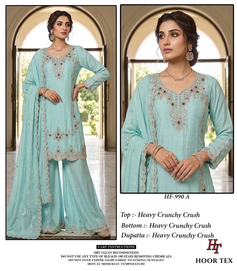 990 A To D By Hoor Tex Crunchy Crush Salwar Kameez
