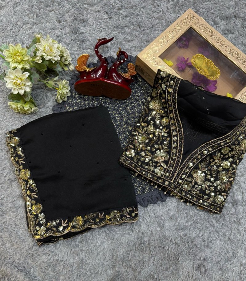 Bhoomi Soft Rangoli Silk With Thread Embroidery Sequence Work Wholesale ...