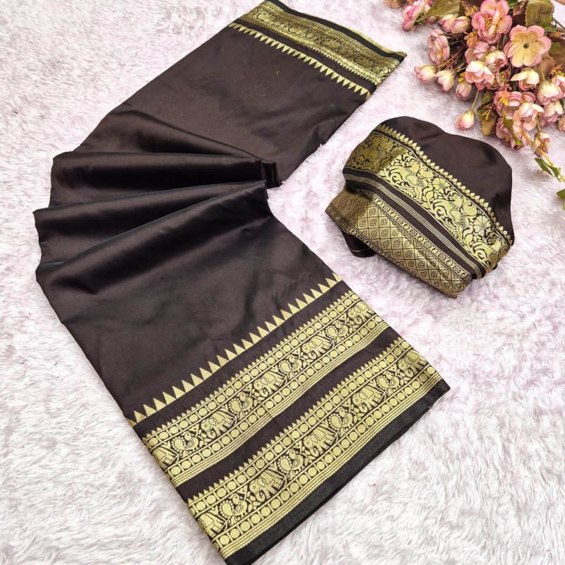 Narayan Pet Vol 1 By Aab Soft Silk Zari Weaving Saree
