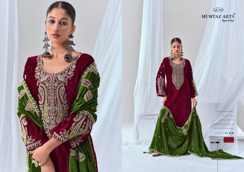 Riwayat By Mumtaz Arts Crush Velvet Designer Salwar Suits