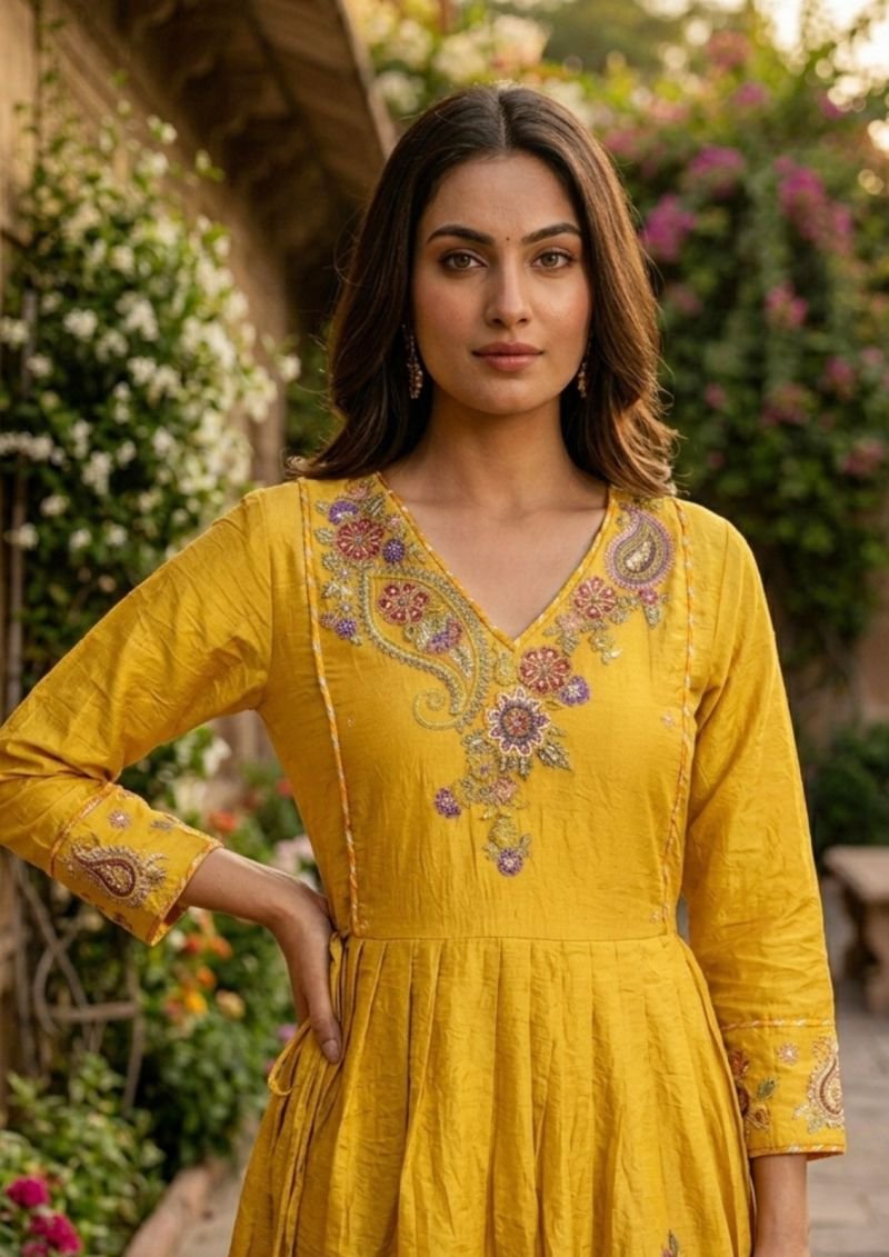 Navya By Vitara Rangoli Crush Size Combo Kurtis Set