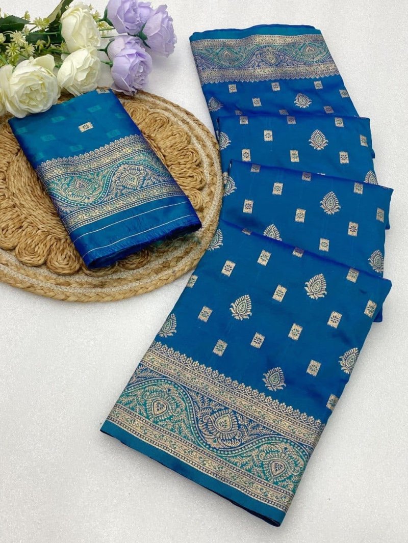 Self Elampillai Silk Rich Copper Zari Weaving Pallu Saree
