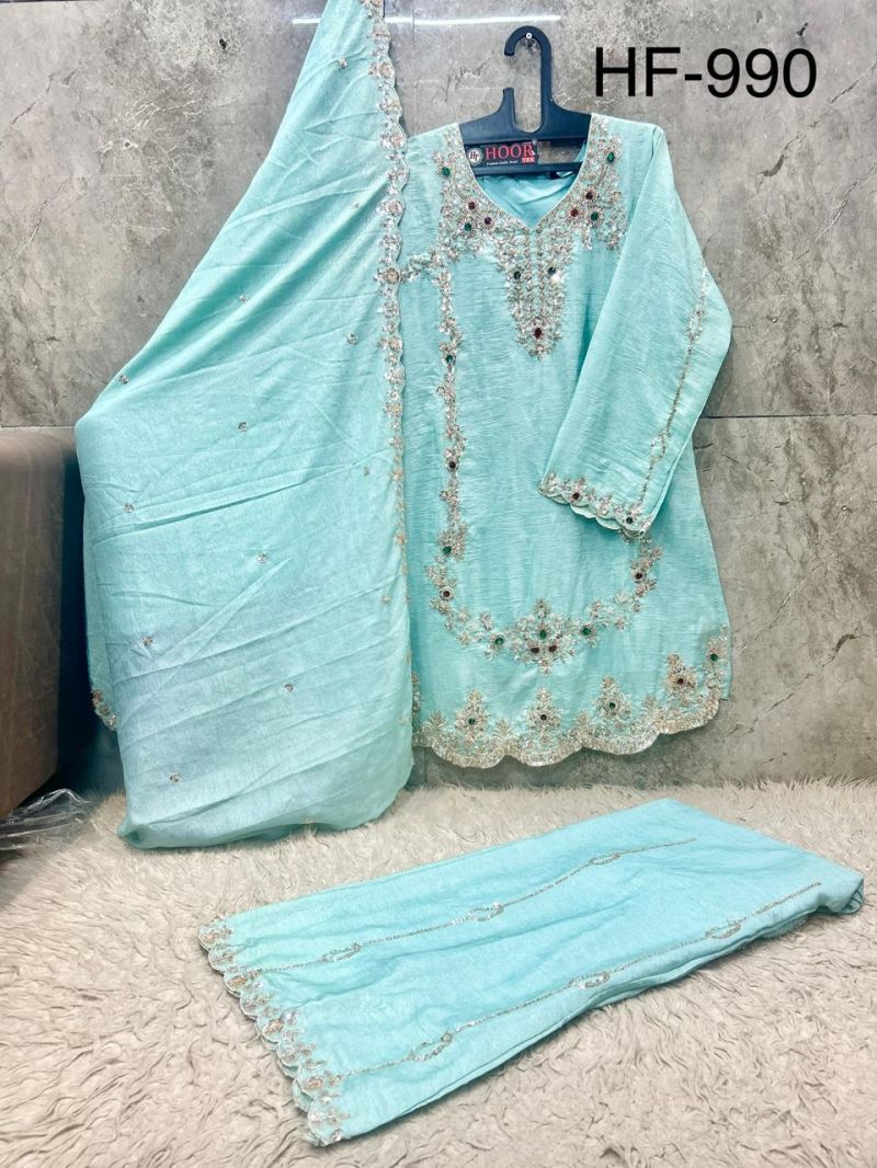 990 A To D By Hoor Tex Crunchy Crush Salwar Kameez
