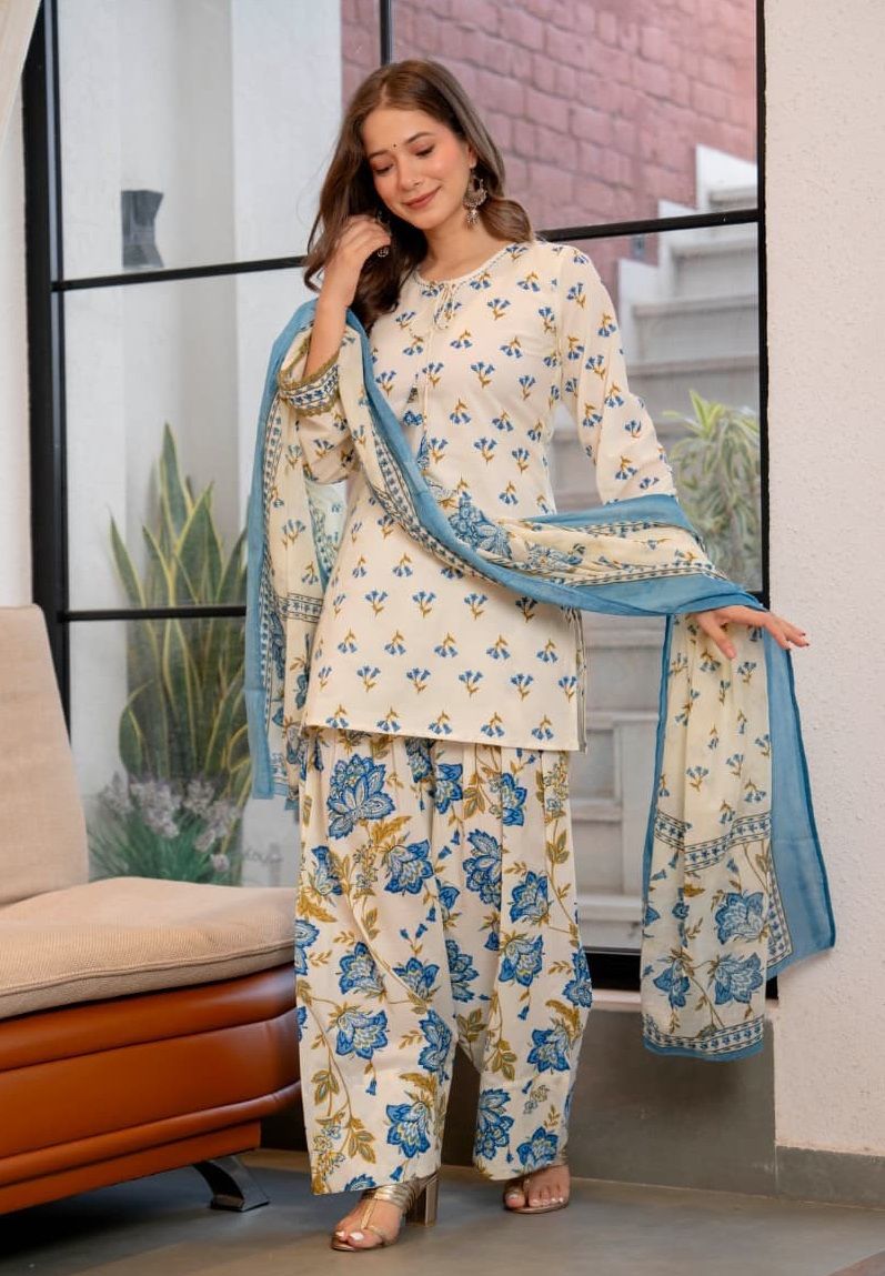 Dhruvi 535 Viscose Printed Farsi Salwar Suits 