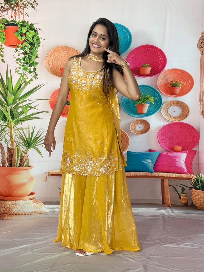 KF 2116 Kalaai Frendy Satin Embroidery Readymade Suits