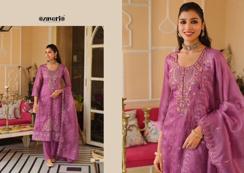 Aarohi Gold By Zaveri Simar Emboidery Readymade Suits