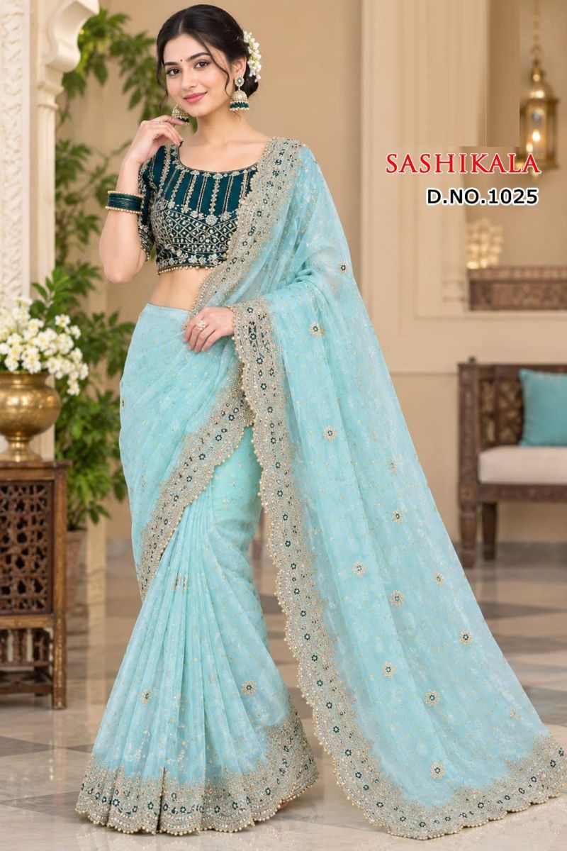 Sw Sashikala Vol 2 Moss Butti Saree 