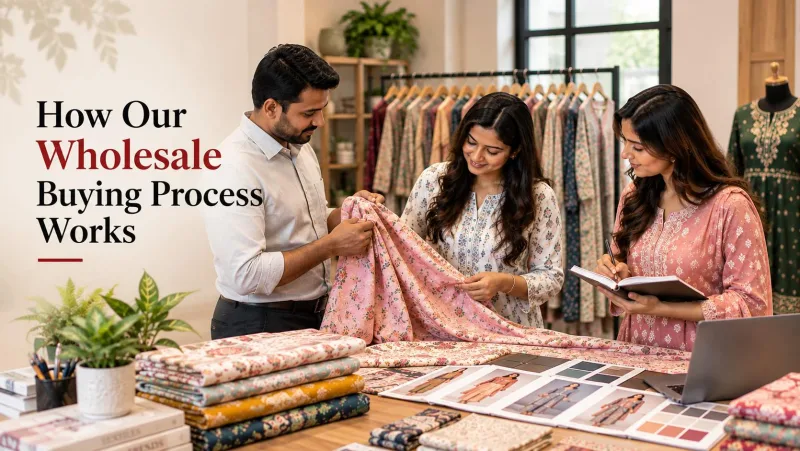 Wholesale buying process at The Ethnic World
