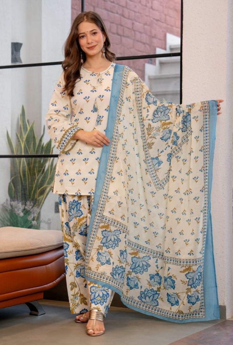 Dhruvi 535 Viscose Printed Farsi Salwar Suits 