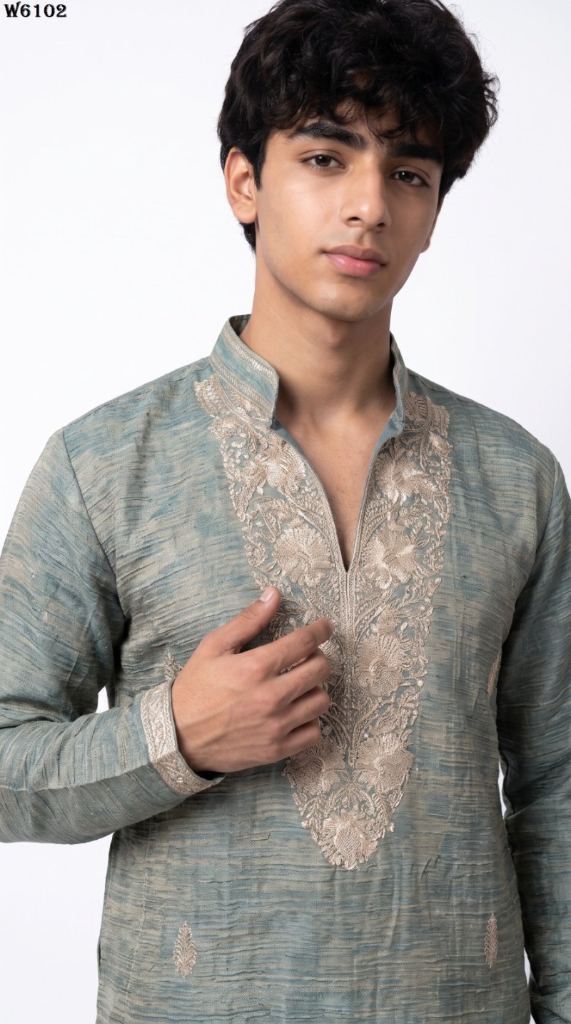 Outluk Wedding Vol 61 Lachaka Mens Kurta With Boot Cut Pant