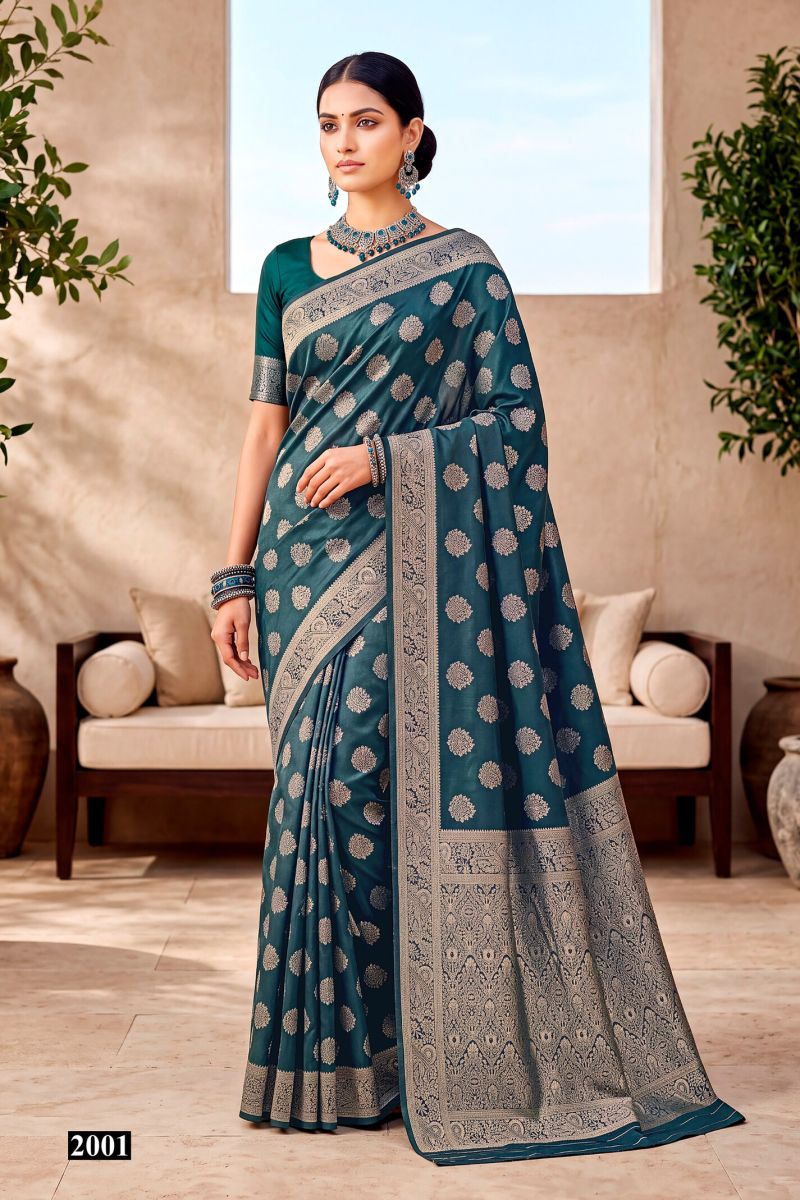 Destiny Simmer Satin Vol 2 By Saroj Tissue Satin Silk Saree 