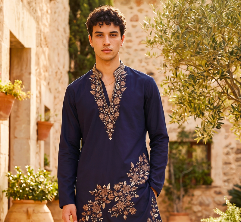 Outluk Wedding Vol 54 Heavy Lachaka Mens Kurta With Pajama 5406